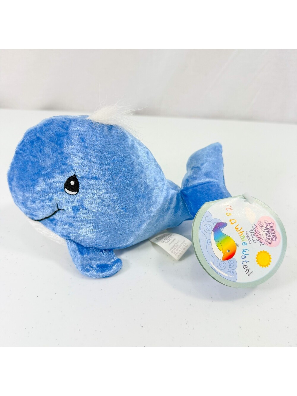 1998 Precious Moments - Tender Tails - Enesco - Plush, Bean Bag, Blue Whale NWT